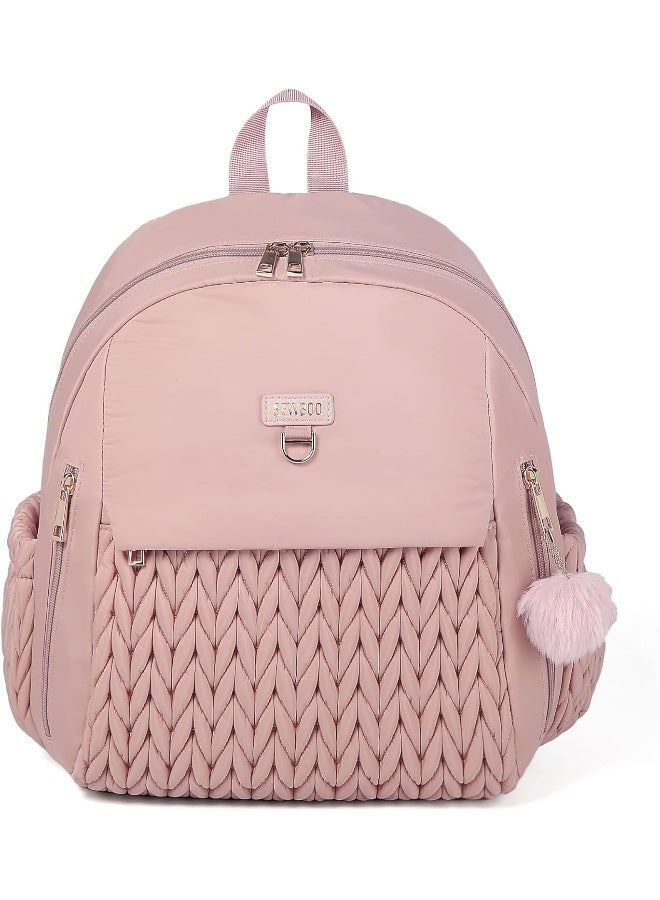 SEWBOO Diaper Bag, Newborn Baby Backpack, Waterproof and Stylish Travel Back Pack with Changing Pad for Women and Girls - Image 1